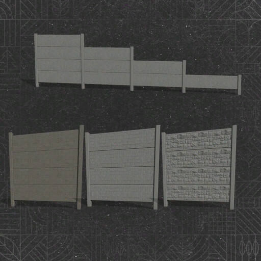 Concrete Fence Pack (Prefab*)