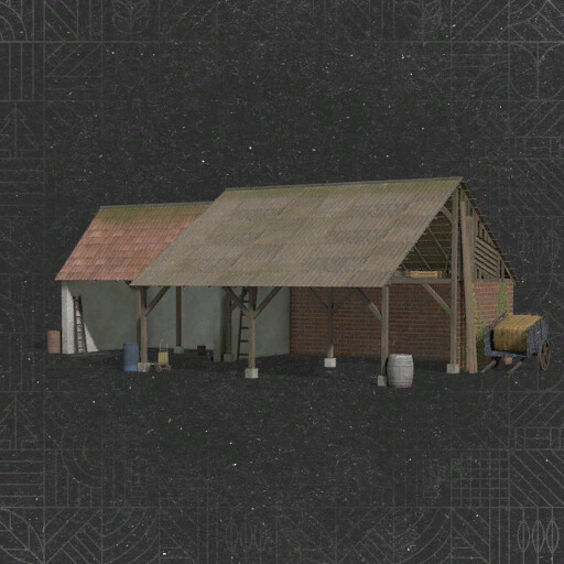 Old Shed With Bale Storage