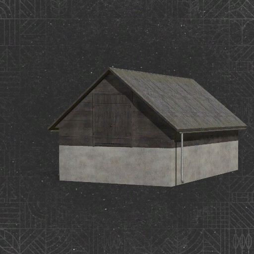 Old Hayloft And Grain Storage
