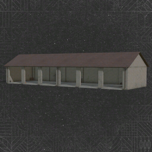Big Open Garage With Workshop