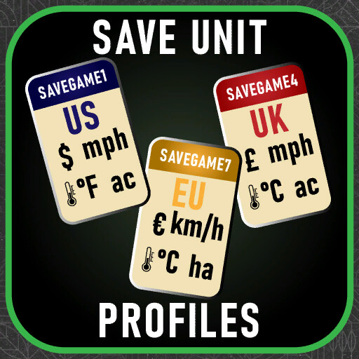Save Unit Profiles