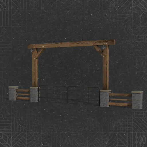 American Ranch Gate Entrance