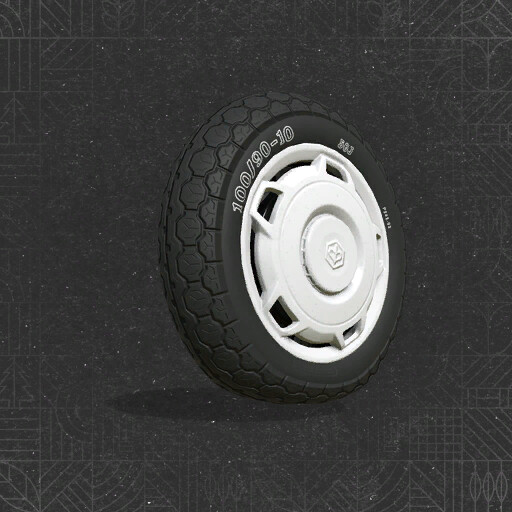 Piaggio Ape Tires With Letters (Prefab*)