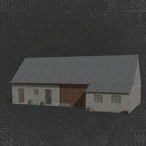 Barn With Chicken Coop