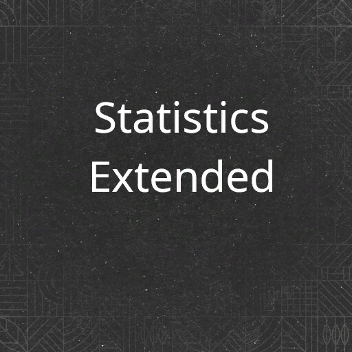 Statistics Extended