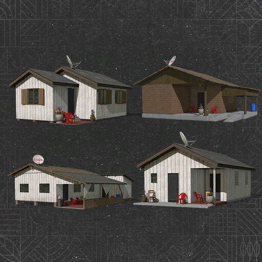 Brazilian Old Houses Pack