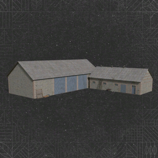 Small Cowshed With Barn