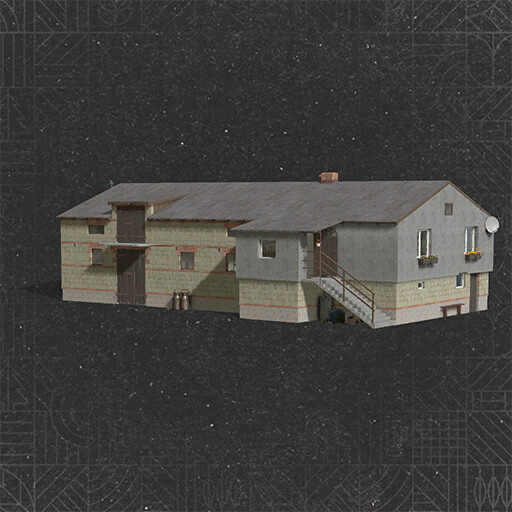 Cowbarn With Loft And Brake Room