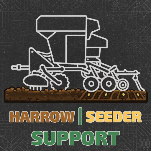 Harrow Seeder Support
