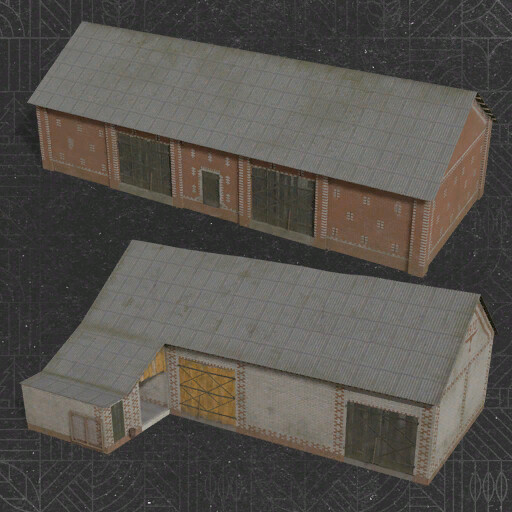 Red/White Brick Buildings