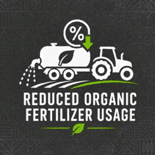 Reduced Organic Fertilizer Usage