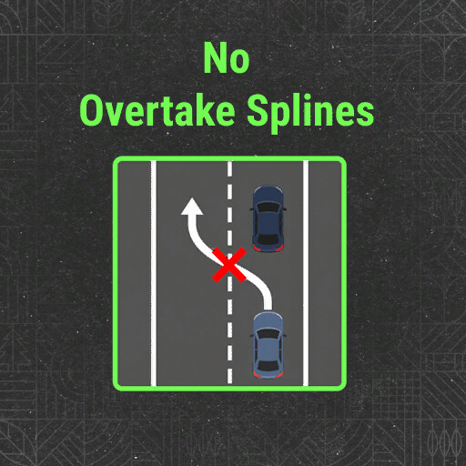 No Overtake Splines