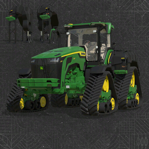 John Deere 8RX540 High Horsepower And Side Tanks