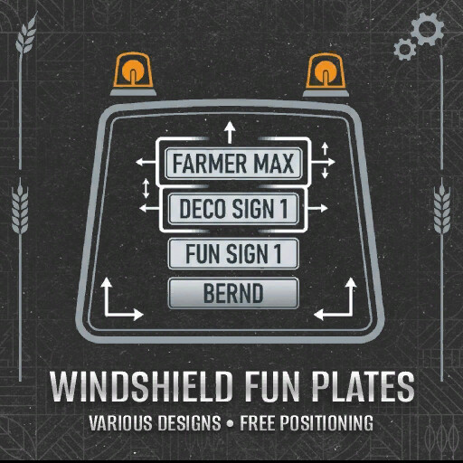 Windshield Fun/Name Plates
