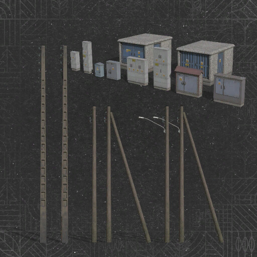 Placeable Power Lines