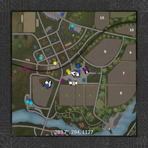 50% Navigation HUD Map