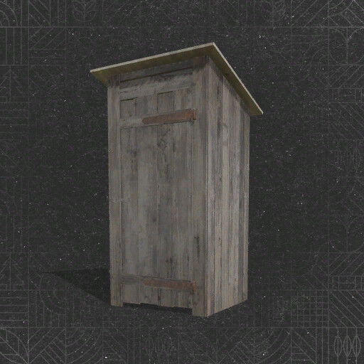Wooden Outhouse (Prefab*)