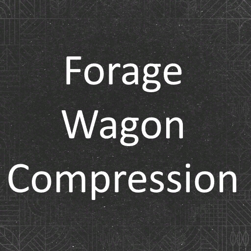 Forage Wagon Compression